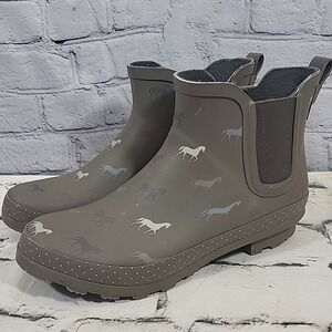 Western Chief Chelsea Womens Rain Boots Size 9 Cheval Horse Barn Chore Muck Boot